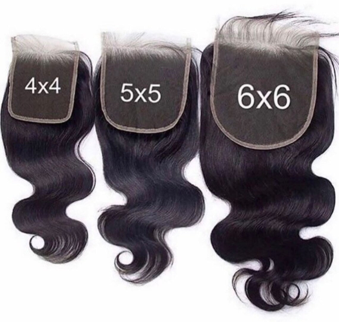 5x5 HD Cambodian Wavy Closure