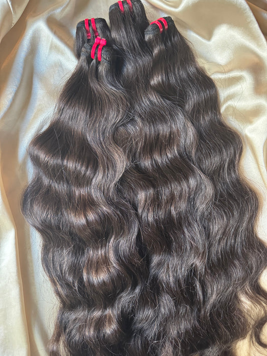 Raw SEA Wavy Bundles: ZELLE ONLY PRICING: $515